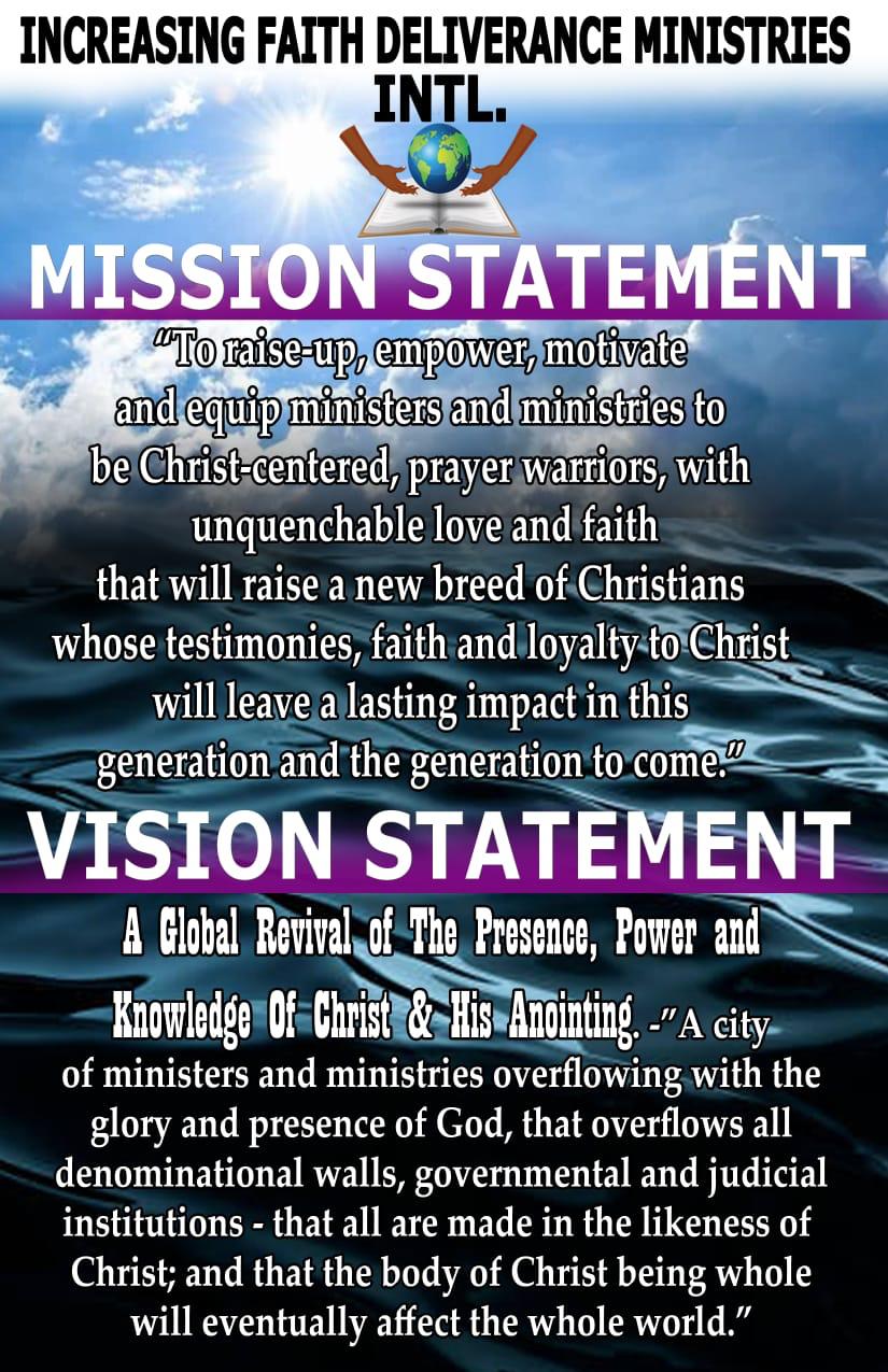 IFDMI Mission Statement and Vision Statement